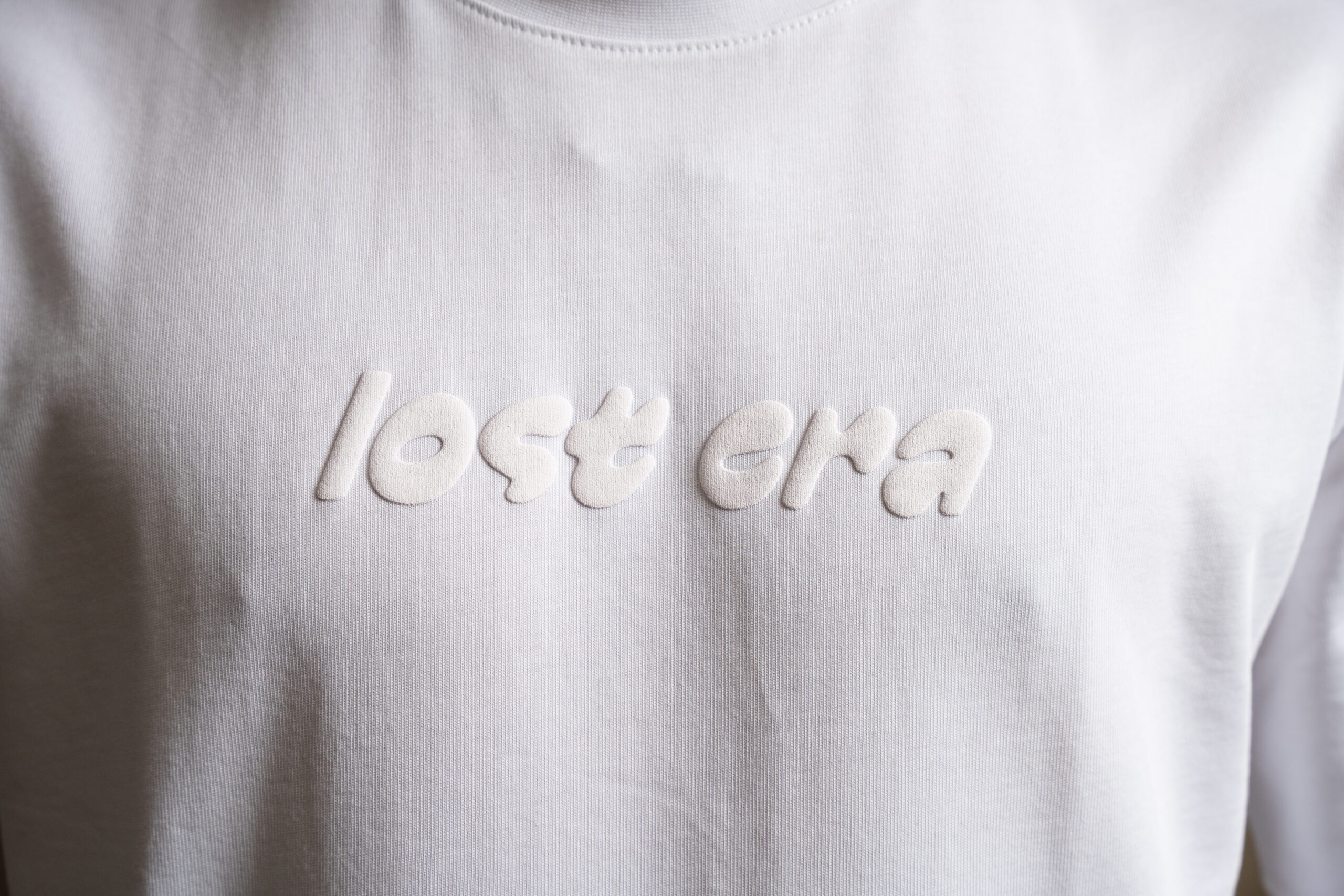 Lost Era puff print detail